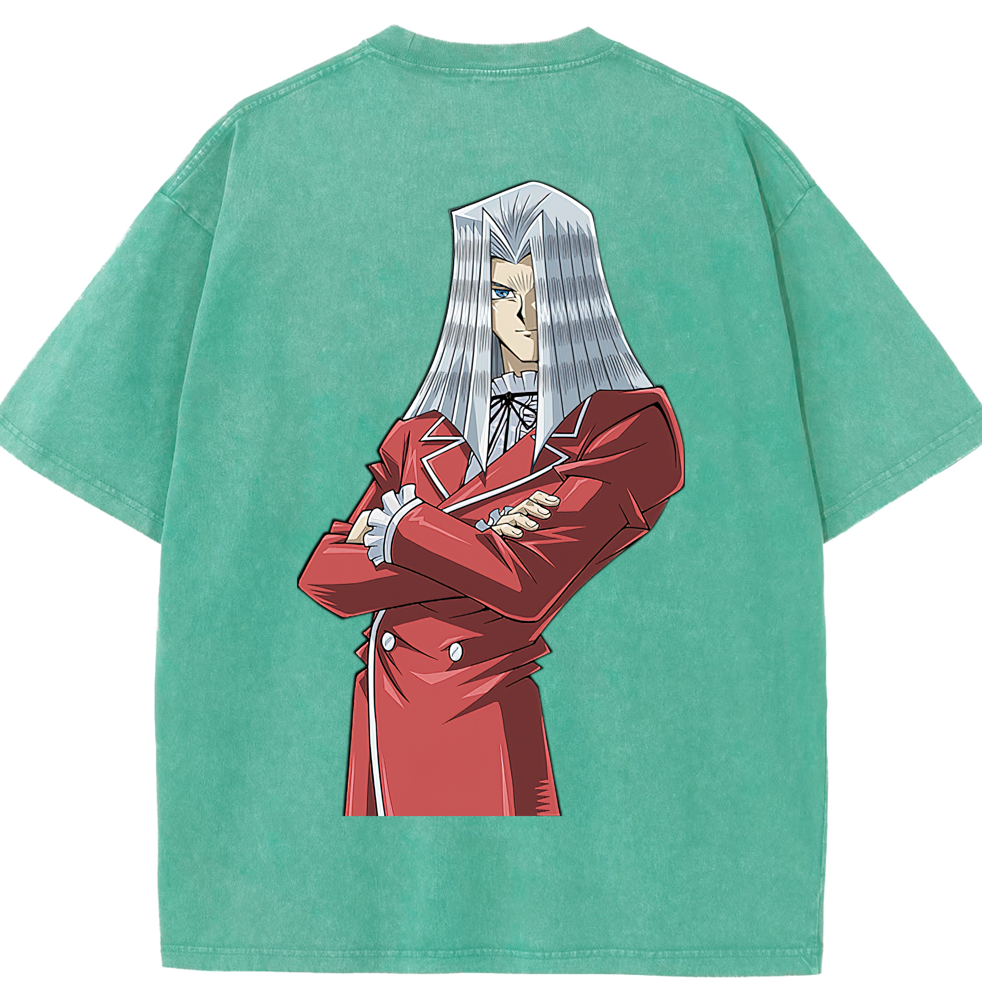 （画像用） 遊☆戯☆王 Yu-Gi-Oh! 綿100% ヴィンテージ風 半袖Tシャツ（背面プリント）